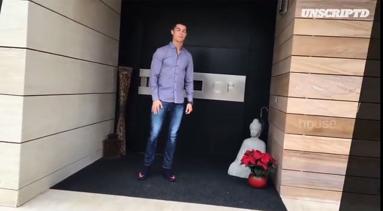 " კეთილი იყოს თქვენი მობრძანება ჩემს სახლში " - რონალდუმ მადრიდული სასახლე დაგვათვალიერებინა