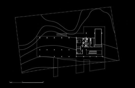 Contemporary Architecture of Iporanga House, Contemporary Architecture, Iporanga House, ground level plan, 