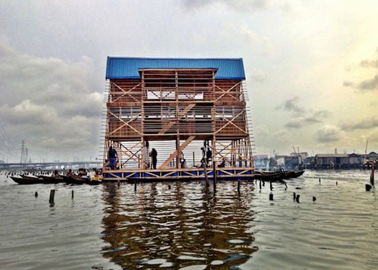 Floating School, Makoko Nigeria, Architect Kunle Adeyemi, NLE,