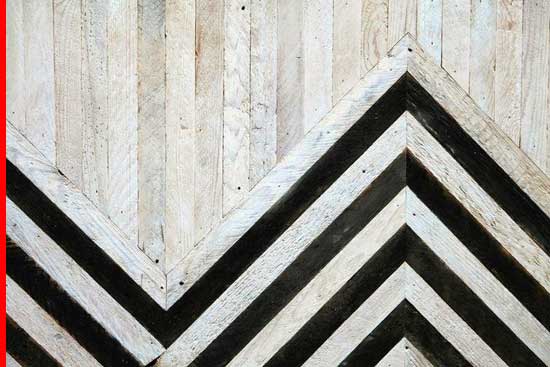 Contrasting-wooden-batten-Flooring, creative inexpensive flooring ideas,