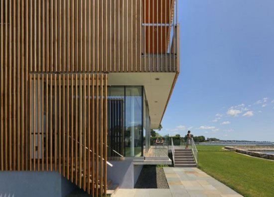 Architecture of The Spiral House at Connecticut USA