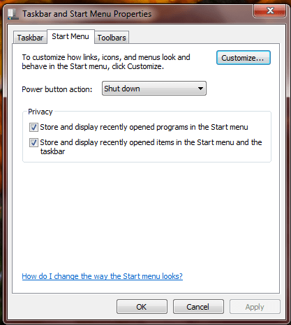 Taskbar-and-start-menu-properties