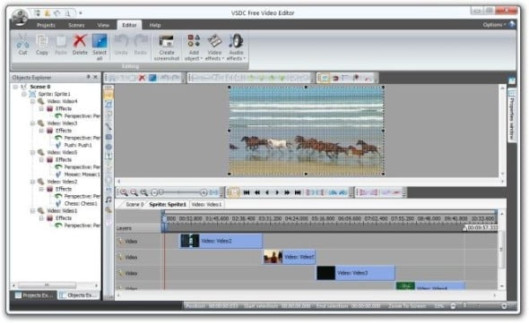 vsdc free video editor movie maker