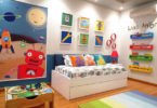 multifunctional bedroom ideas, monochromatic color scheme, home decorating ideas,