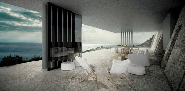 Architectural House Design, Blends Mirage Residence, with Aegean sea