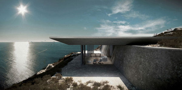 Architectural House Design, Blends Mirage Residence, with Aegean sea