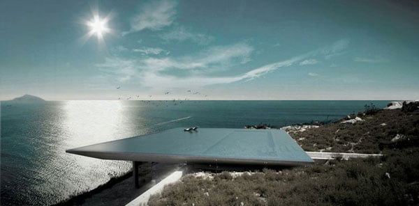 Architectural House Design, Blends Mirage Residence, with Aegean sea