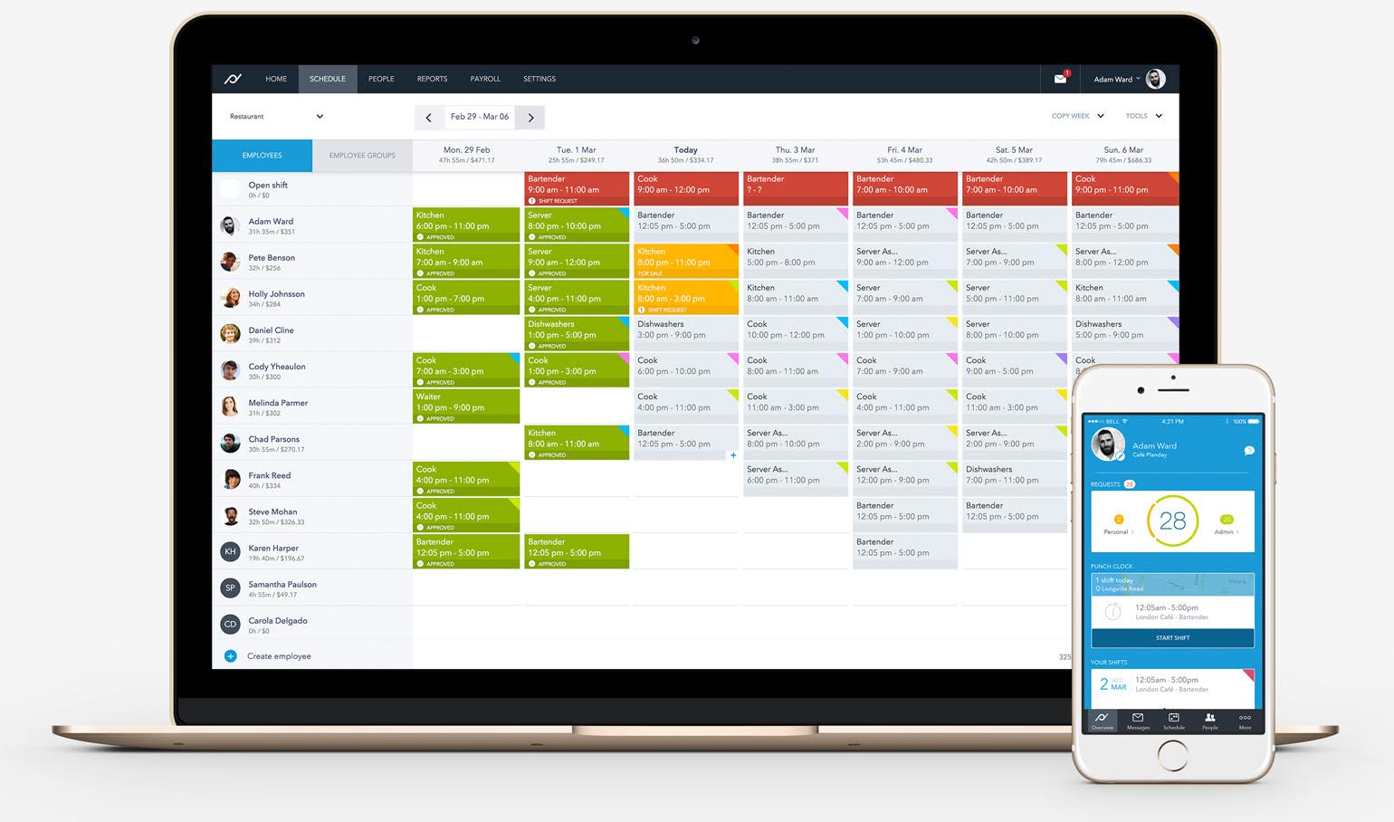 employee scheduling software,