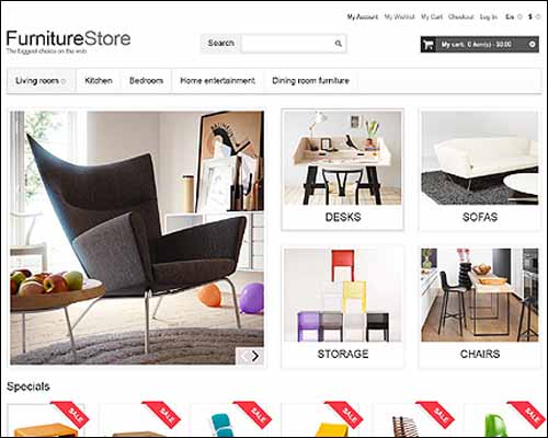 Comfortable Furniture Magento Theme