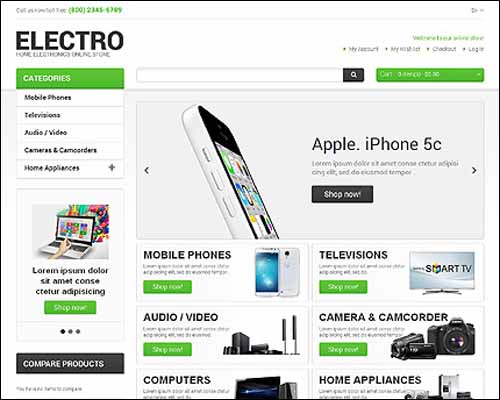 Electro Appliances Magento Theme