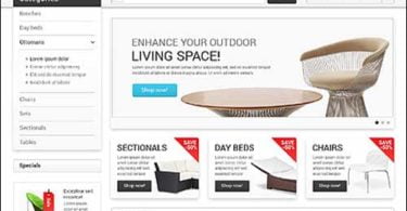 eCommerce website themes,