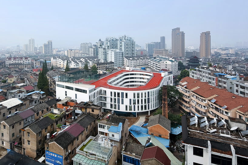 rooftop running track,