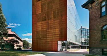 contemporary architecture of science building,