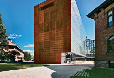 contemporary architecture of science building,