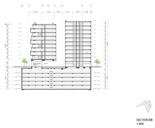 Modern-Architecture-Design-Elements--Staggered-Form-of-Hotel-and-Office-Building-by-JDS-Architects-in-Seoul,-South-Korea-(11)