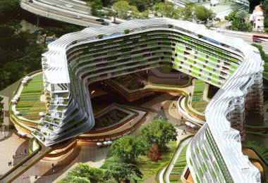 residential living with urban farming,