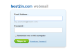 professional email address with host2in,