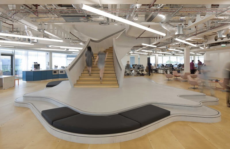 modern office interior design of uktv,