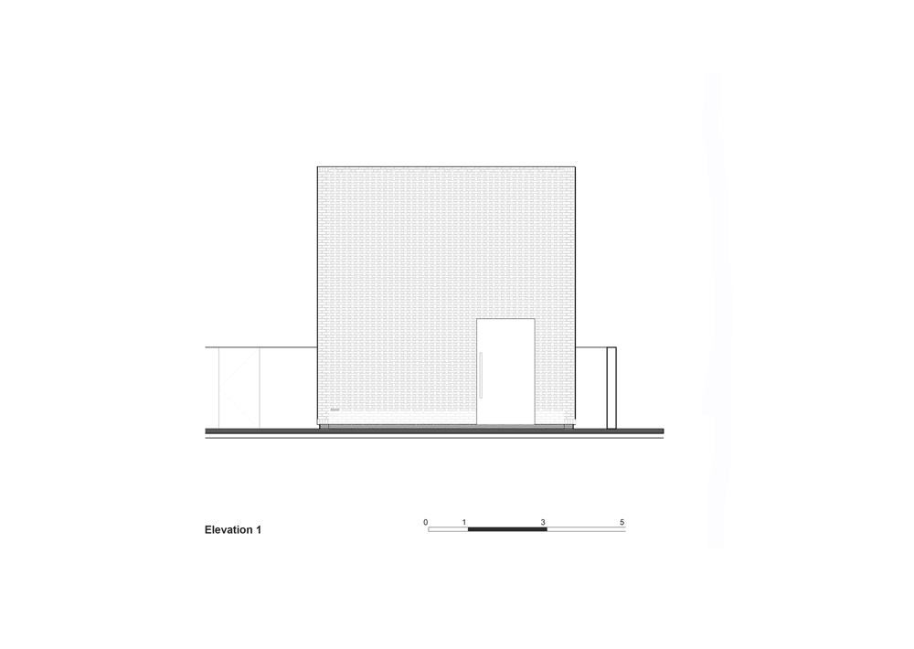 exposed brickwork construction in Termitary House,