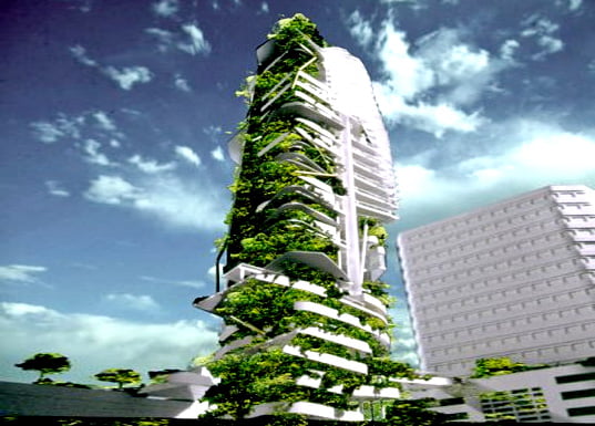 Hightech Architecture Style, Sustainable Architecture, Eco-tech Design Style,