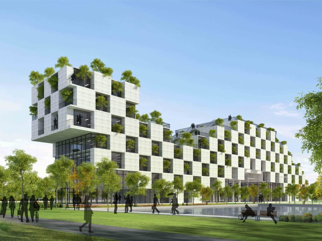 Hightech Architecture Style, Sustainable Architecture, Eco-tech Design Style,