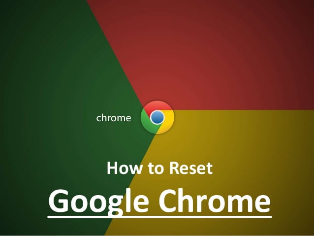 Reset browser settings,