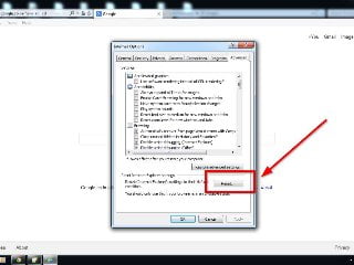 How to reset Internet Explorer5