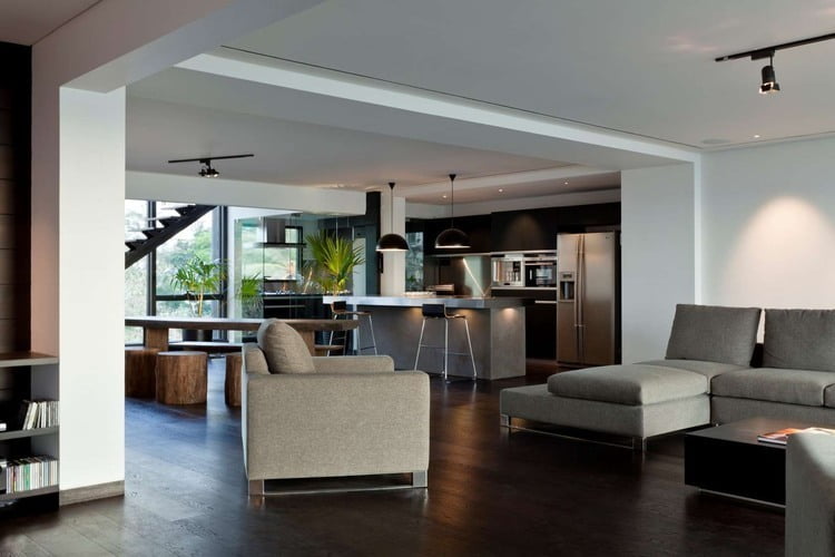 open floor plan penthouse,