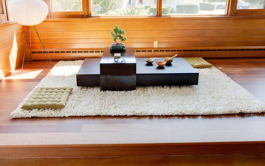 room decoration ideas, japanese style dining table,