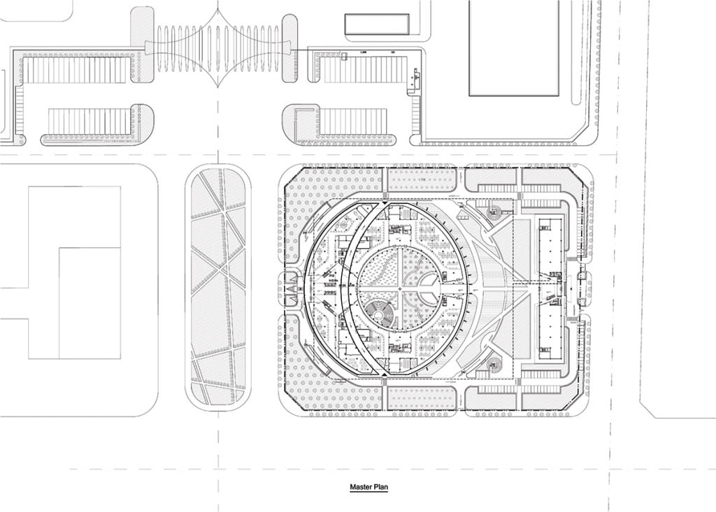 Xi'an Office Building Design Architecture by Michael Sorkin Studio (12)