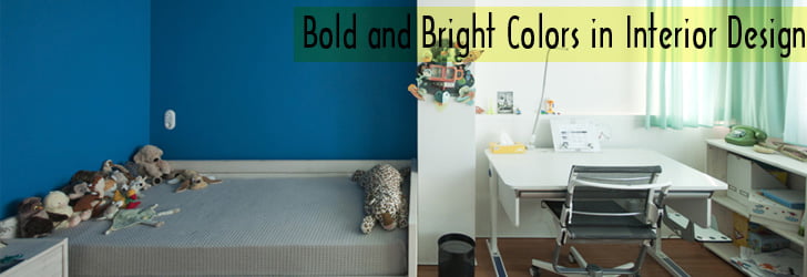 Bold and Bright Colors in Interior Design, colors, painting colors, interior colors, colors shade, color selection,