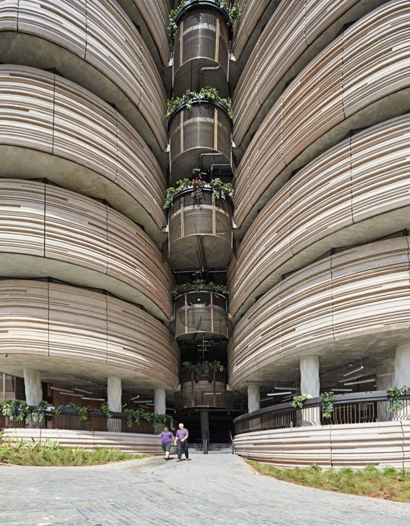 hub, ntu, singapore, architecture of hub building, hub building design,