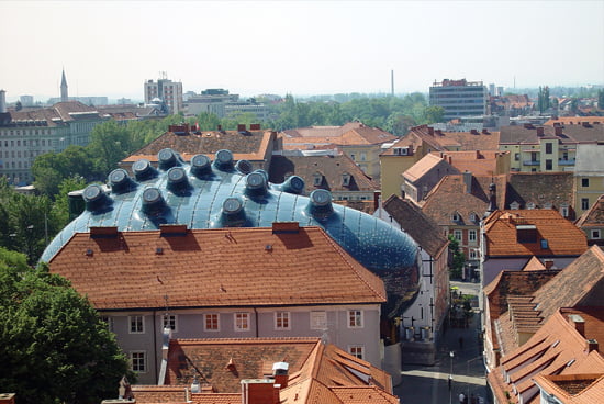 Kunsthaus Graz 2, organic design,