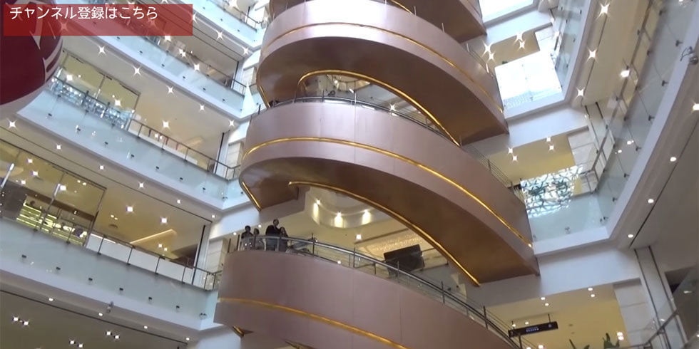 spiral escalator mitsubishi, Walking Escalator, Working of Escalator, How to Use Escalator, Elevators and Escalators, Escalator Mechanism, Escalator Design, Escalator Manufacturers, types of escalator, escalator parts, ,escalator pronunciation, escalator working, escalator video,