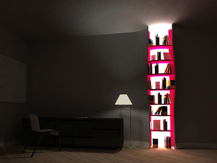 creative bookshelves design ideas,