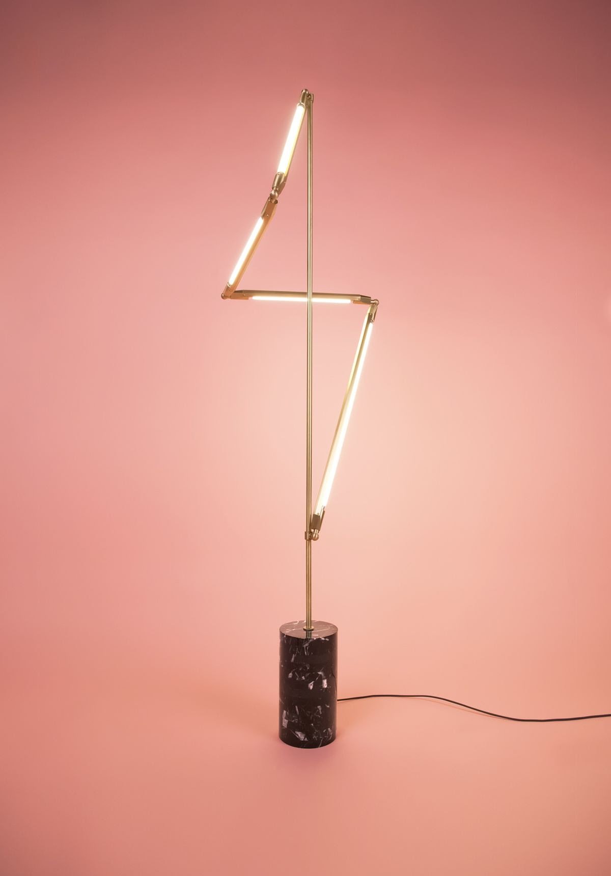 Helix floor lamp