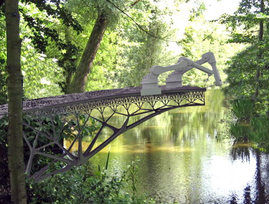 Construction Technology, 3D Printed Steel Bridge, Amsterdam,