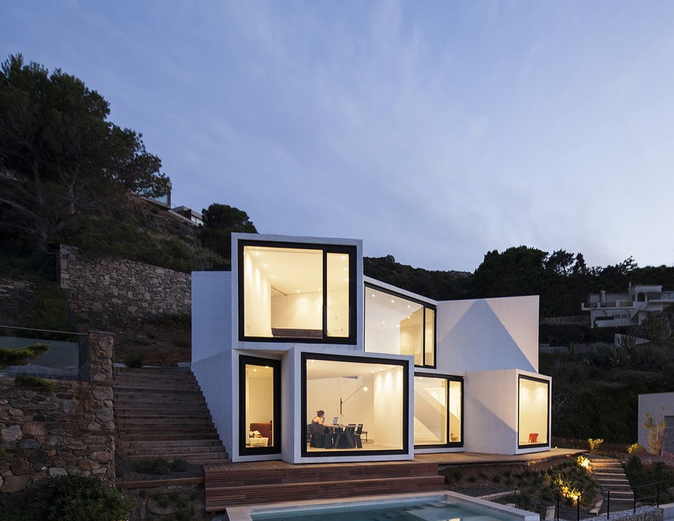 Seafront, Sunflower Modern House Architecture, Design,