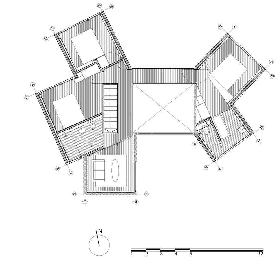 Seafront, Sunflower Modern House Architecture, Design,