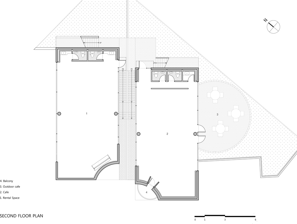 Two Moon Junction, Twin House, Architectural Designs, Concave Exposed Concrete Texture Facades, Ar. Moon Hoon, Seoul, South Korea,