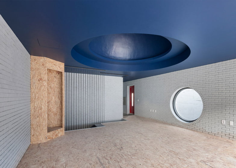 Two Moon Junction, Twin House, Architectural Designs, Concave Exposed Concrete Texture Facades, Ar. Moon Hoon, Seoul, South Korea,