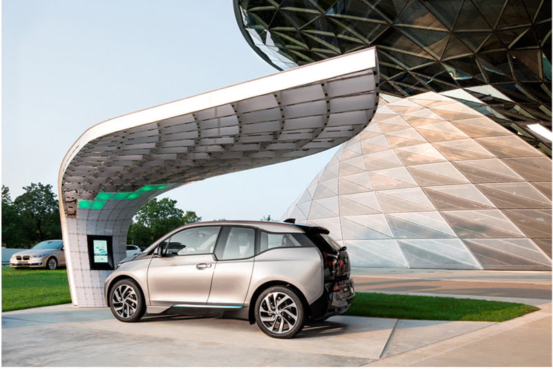EIGHT installs solar powered fast-charging station at BMW welt 3