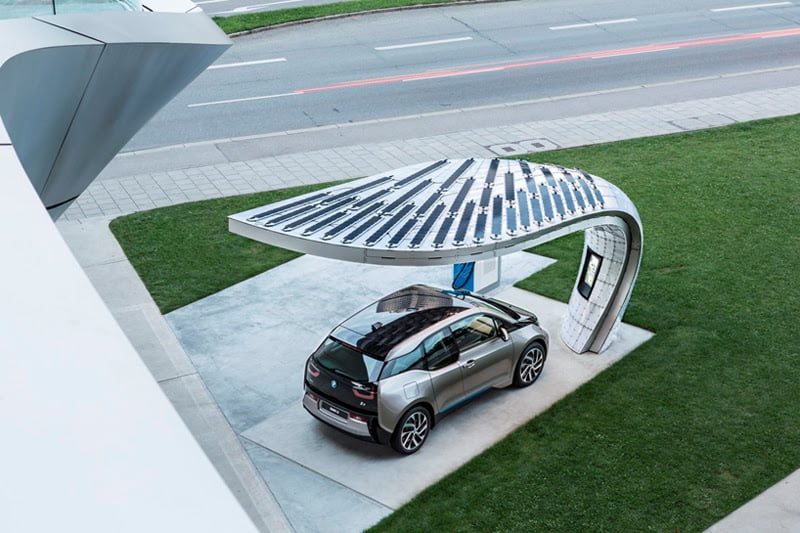 EIGHT installs solar powered fast-charging station at BMW welt 4