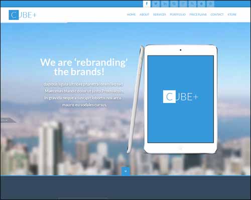 cube-responsive-multipurpose-one-page-wp-business, wordpress business themes,