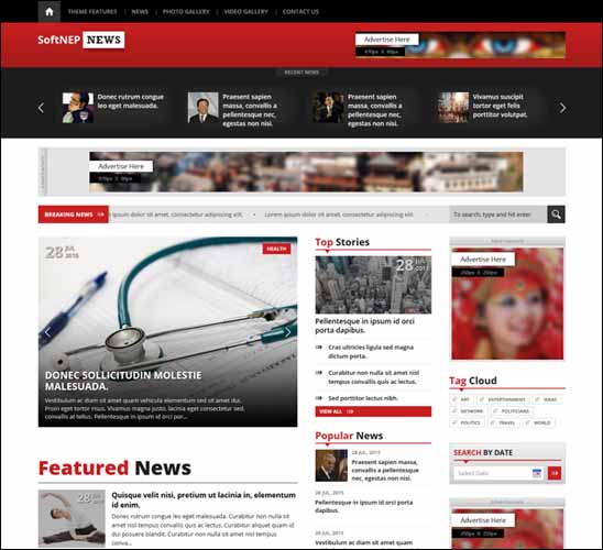 Free Responsive WordPress Themes,