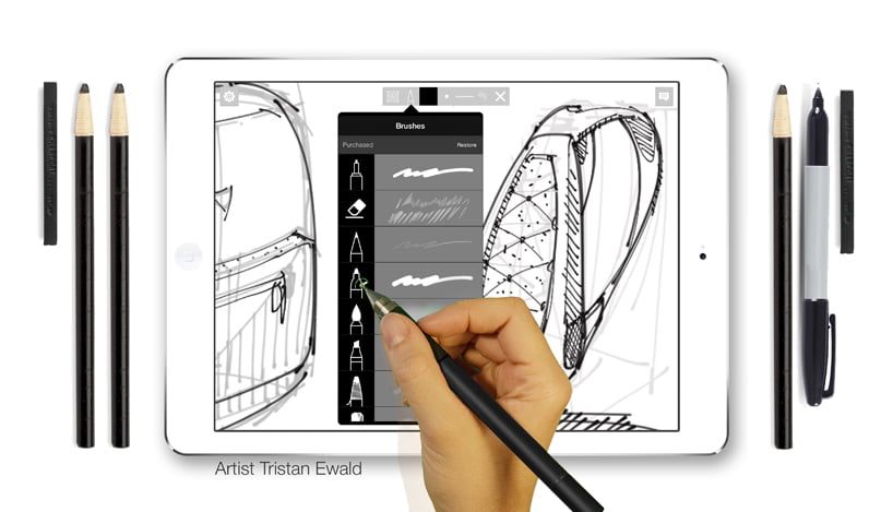 Sketch App ‘designware’ is a set of essential pens, pencils and color palettes