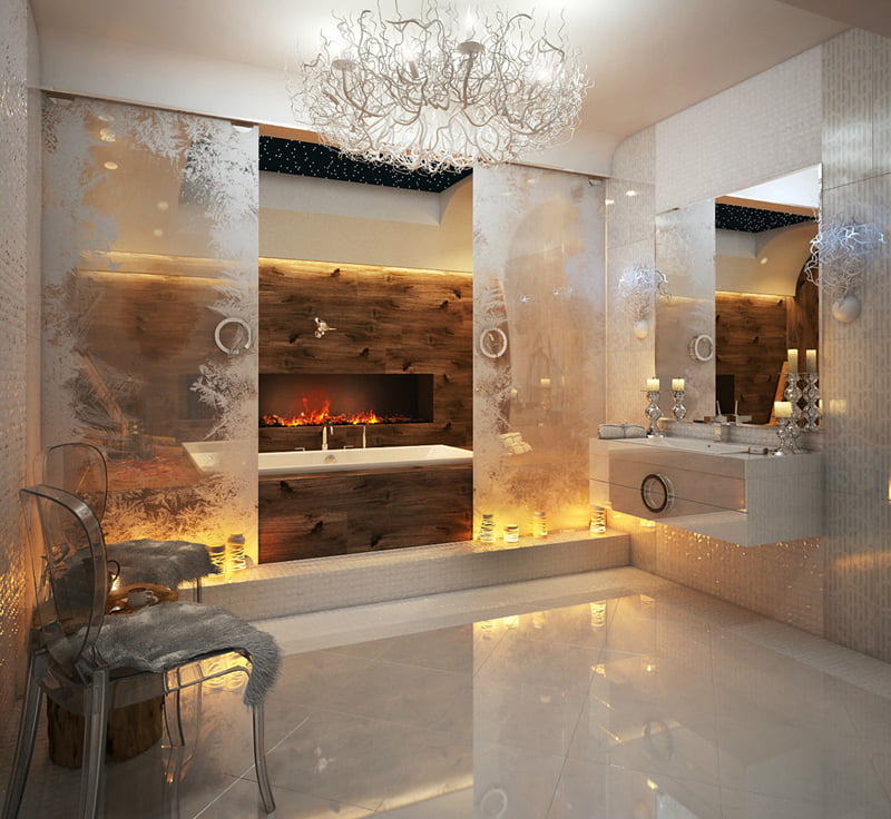 luxury cool bathrooms design ideas