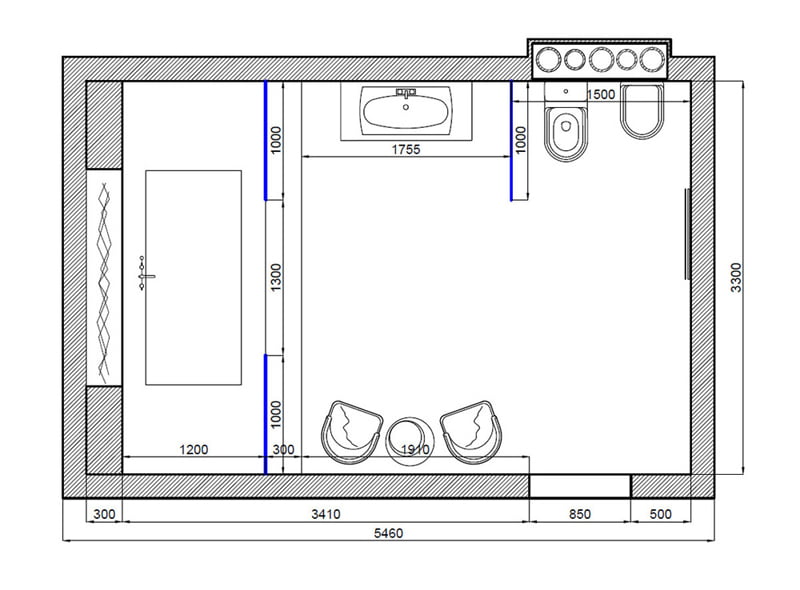 luxury cool bathrooms design plan,