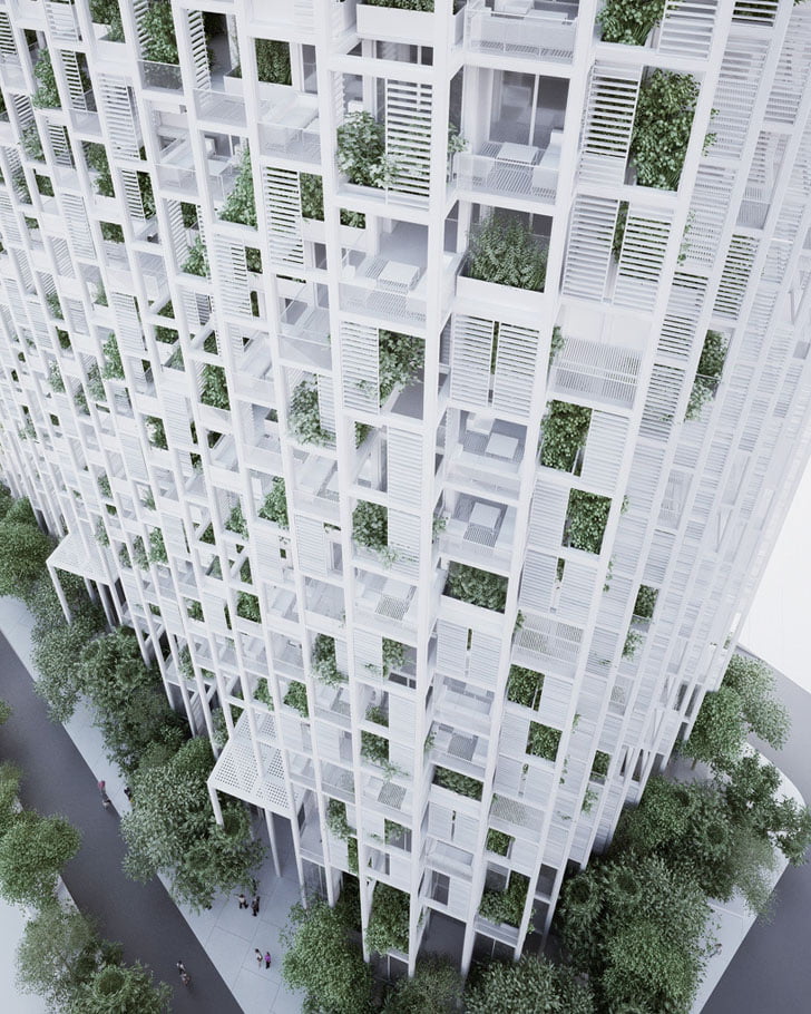 the design seeks to challenge conventional building techniques and applications