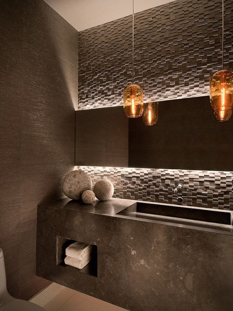 Seductive bathroom vanity with lights fixtures design ideas